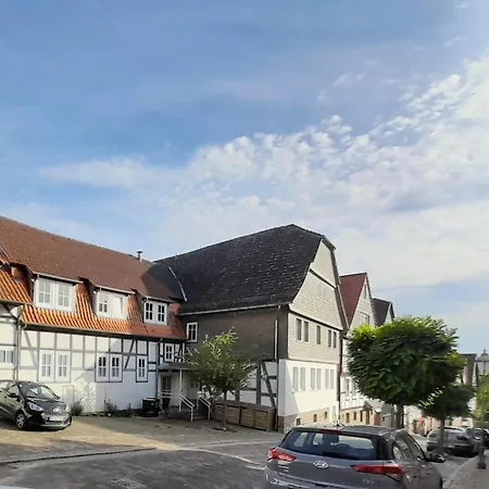 Ferienwohnung Im Fachwerkhaus Mit Balkon 아파트 볼파겐