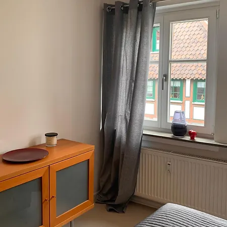 Ferienwohnung Im Fachwerkhaus Mit Balkon * 볼파겐